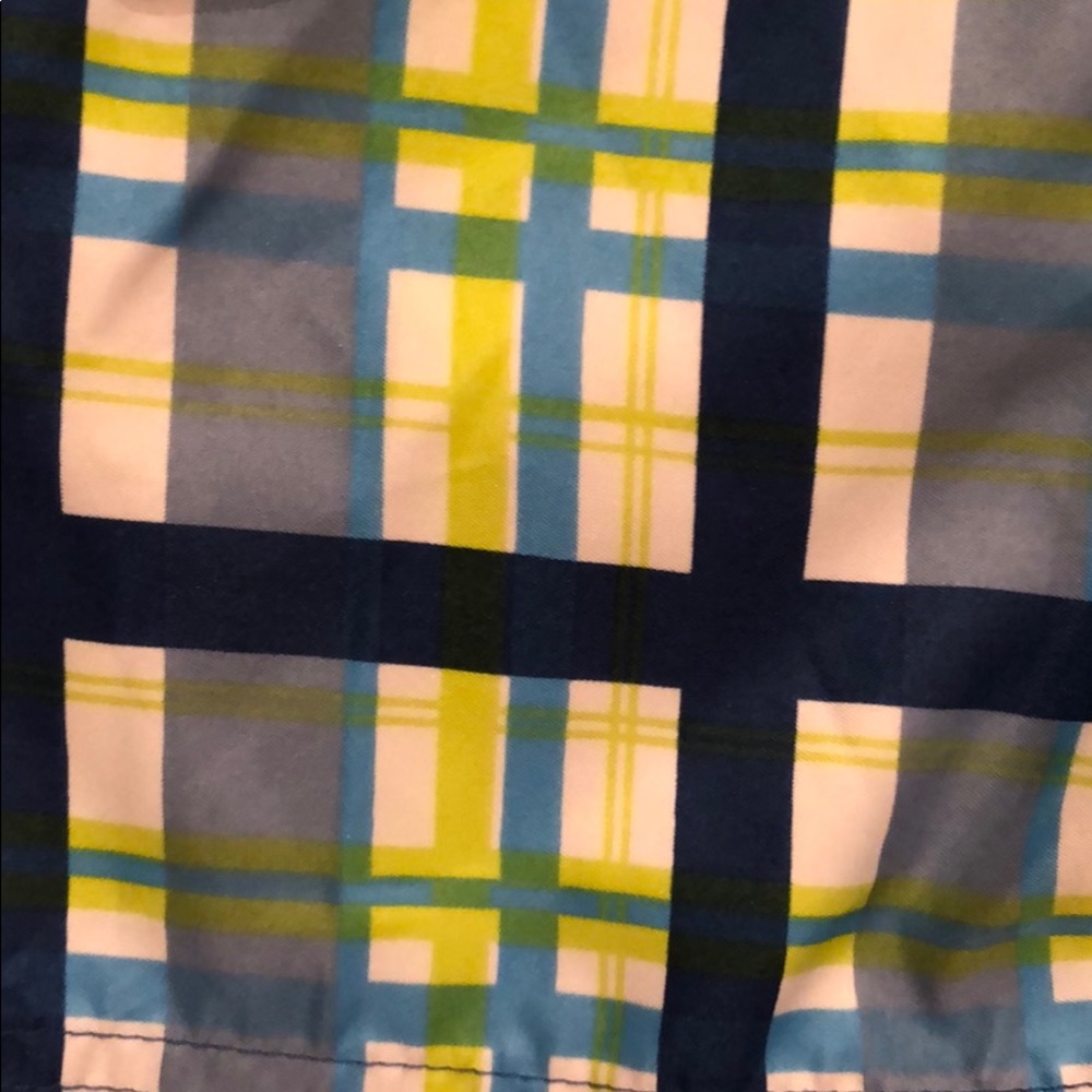 Boys 3pc swim set with octopus plaid print - Picture 3 of 5